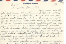 [Carta] [1946?] dic. 9, [Chile] [a] [Gabriela Mistral]