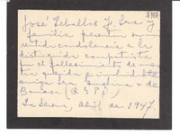 [Carta] 1947 abr., La Serena [a] Gabriela Mistral