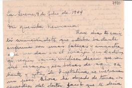 [Carta] 1944 jul. 9, La Serena [a] Gabriela Mistral