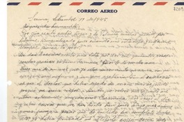 [Carta] 1945 sept. 11, La Serena [a] Gabriela Mistral