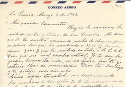[Carta] 1943 mar. 3, La Serena, [Chile] [a] [Gabriela Mistral]