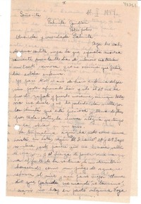 [Carta] [1944 feb. 1], [La Serena, Chile] [a] [Palma Guillén], Petrópolis