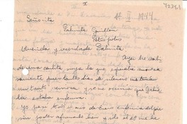[Carta] [1944 feb. 1], [La Serena, Chile] [a] [Palma Guillén], Petrópolis
