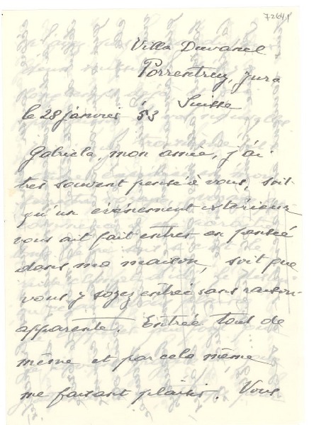 [Carta] 1942 ago. 8, New York [a] Gabriela Mistral