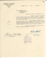 [Carta] 1944 ago. 24, Vicuña [Chile] [a] Gabriela Mistral, Petrópolis