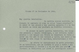 [Carta] 1944 nov. 27, Vicuña [Chile] [a] Gabriela Mistral