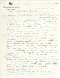 [Carta] 1943 abr. 9, La Yaya, [Cuba] [a] Gabriela Mistral