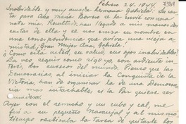 [Carta] 1944 feb. 24 [a] Gabriela Mistral