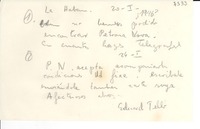 [Carta] [1946, La Habana, Cuba] [a] Gabriela Mistral
