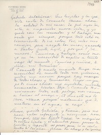[Carta] [1947, La Yaya, Cuba] [a] Gabriela Mistral