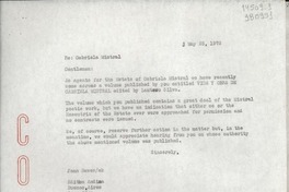 [Carta] 1972 May 25, [Estados Unidos] [a] Edition Andina, Buenos Aires, Argentina