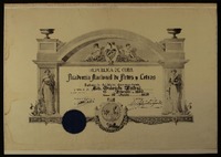 [Diploma] 1939 feb. 13, La Habana, Cuba [a] Gabriela Mistral