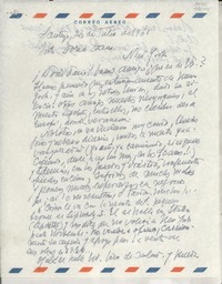 [Carta] 1961 jul. 26, Santiago, [Chile] [a la] Srta. Doris Dana, New York, [EE.UU.]