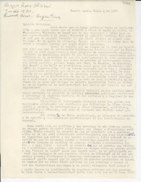 [Carta] 1952 jul. 1, Buenos Aires, [Argentina] [a] Gabriela [Mistral]
