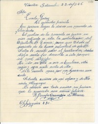 [Carta] 1946 sept. 23, Vicuña, [Chile] [a] Lucila Godoy