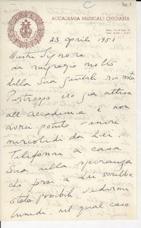[Carta] 1951 abr. 23, [Italia] [a] [Gabriela Mistral]