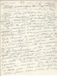 [Carta] 1954 nov. 30, Rapallo, [Italia] [a] [Gabriela Mistral]