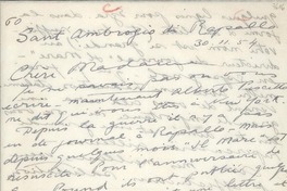 [Carta] 1954 nov. 30, Rapallo, [Italia] [a] [Gabriela Mistral]