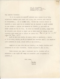 [Carta] 1949 Nov. 28, Sierra Madre, California [a] Gabriela Mistral