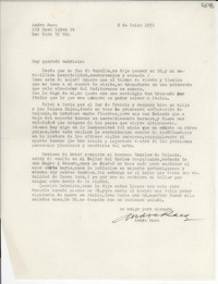 [Carta] 1951 jul. 8, New York, USA [a] Gabriela Mistral