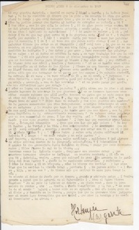 [Carta] 1947 dic. 8, Buenos Aires, [Argentina] [a] Gabriela Mistral