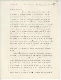 [Carta] 1955 abr. 4, Los Angeles, California, [EE.UU.] [a] Gabriela [Mistral]