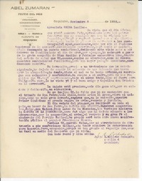 [Carta] 1938 nov. 6, Coquimbo, [Chile] [a] Lucila [Godoy]