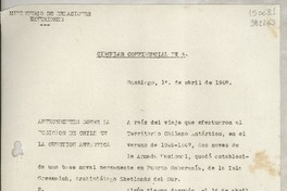 Circular Confidencial N° 4, 1948 abr. 1, Santiago