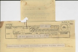 [Telegrama] 1951 mar. 10, Madrid, [España] [a] Gabriela Mistral, Rapallo, [Italia]