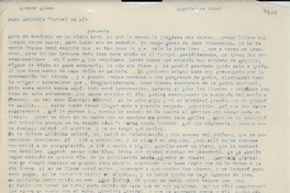 [Carta] 1943 sept. 4, Buenos Aires, [Argentina] [a] Gabriela Mistral, Río, [Brasil]