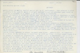 [Carta] 1943 sept., Buenos Aires, [Argentina] [a] Gabriela Mistral, Río, [Brasil]
