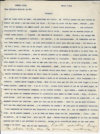 [Carta] 1944 mar. 7, Buenos Aires, [Argentina] [a] Gabriela Mistral, Río, [Brasil]