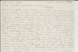 [Carta] 1945 abr. 2, Buenos Aires, [Argentina] [a] Gabriela Mistral, Río [de Janeiro, Brasil]
