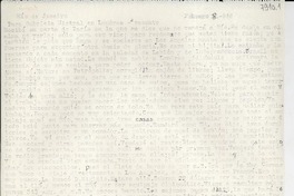[Carta] 1946 feb. 8, Río de Janeiro [a] Gabriela Mistral, Londres