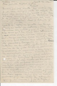 [Carta] 1945 ago. 14, Buenos Aires, [Argentina] [a] Gabriela Mistral, Río [de Janeiro, Brasil]