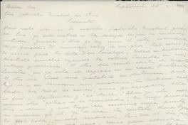 [Carta] 1945 sept. 28, Buenos Aires, [Argentina] [a] Gabriela Mistral, Río [de Janeiro], [Brasil]