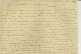 [Carta] 1947 feb. 23, Buenos Aires [a] Gabriela Mistral, California