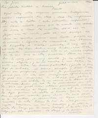 [Carta] 1950 jul. 15, San Juan, [Argentina] [a] Gabriela Mistral, México