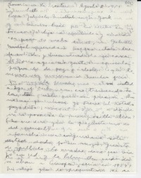 [Carta] 1953 ago. 2, Rosario de La Frontera, Salta, [Argentina] [a] Gabriela Mistral, N[ew] York, [EE.UU.]