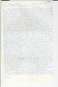 [Carta] 1952 ene. 24, Buenos Aires [a] Gabriela Mistral, Italia