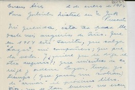 [Carta] 1954 ene. 2, Buenos Aires [a] Gabriela Mistral, Nueva York