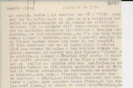 [Carta] 1954 jul. 22, Buenos Aires [a] Doris Dana