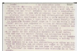 [Carta] 1956 dic. 4, Lanús, [Argentina] [a] Gabriela [Mistral]