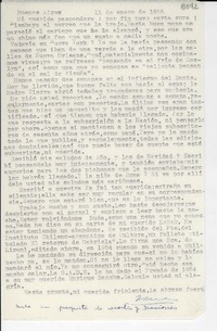 [Carta] 1955 ene. 11, Buenos Aires [a] Gabriela Mistral