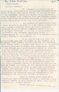 [Carta] 1951 jun. 8, Río Piedras, Puerto Rico [a] Gabriela Mistral