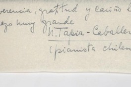 [Carta] 1945 dic. 8, Vicuña [Chile] [a] Gabriela Mistral