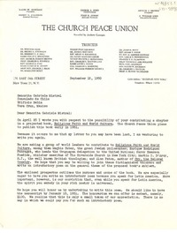 [Carta] 1950 sep. 12, New York, [Estados Unidos] [a] Gabriela Mistral, Veracruz, México
