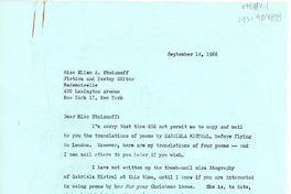 [Carta] 1966 sep. 14, [Francia] [a] Ellen A. Stoianoff, New York, [Estados Unidos]