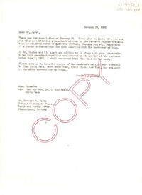 [Carta] 1965 jan. 29, [Estados Unidos] [a] Bernard B. Perry, con copia a Doris Dana, Bloomington, Indiana, [Estados Unidos]