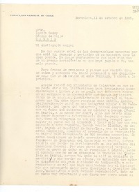 [Carta] 1935 oct. 11, Barcelona, España [a] Srta. Lucila Godoy, Cónsul de Chile, Madrid
